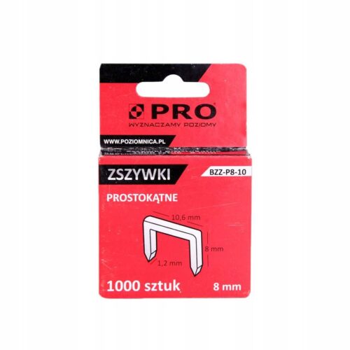 ZSZYWKI PROSTOKĄTNE BZZ-P 8-10 1000 szt (8mm)