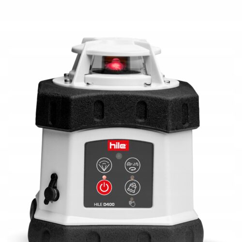 Niwelator Rotacyjny Laserowy Hile by PRO D400 Etui Detektor Pilot