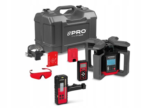 Laserowy Niwelator Rot. TYXER R3 Digital-mm (cyf., cz. wiązka, detektor mm)