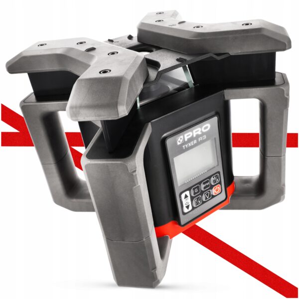 Laserowy Niwelator Rotacyjny TYXER R3 (cyfrowy, czerwona wiązka) PRO