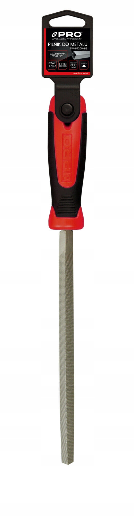 PRO Pilnik do metalu trójkątny zdzierak 200mm
