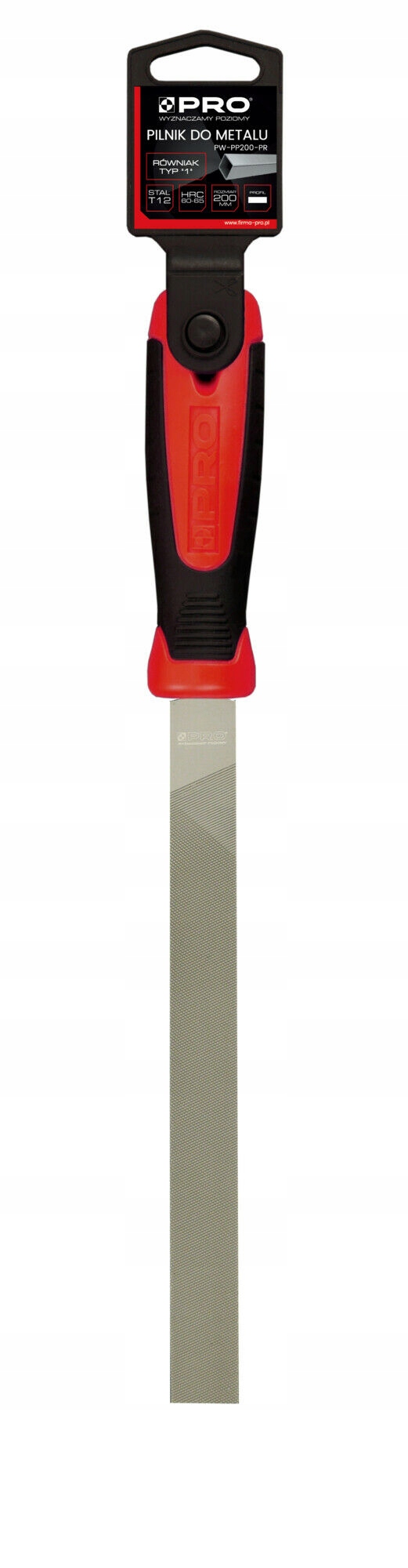 PRO Pilnik do metalu płaski równiak 200mm