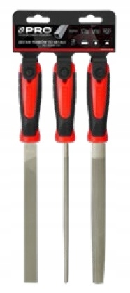 PRO ZESTAW PILNIKÓW DO METALU 200MM 3SZT