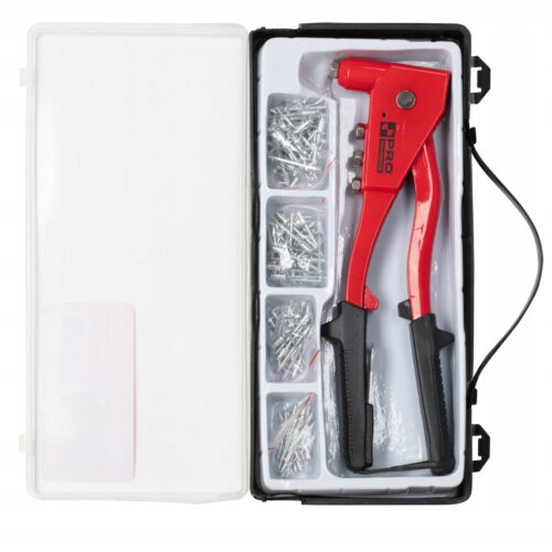 NITOWNICA RĘCZNA PRO DO NITÓW ZRYWALNYCH + NITY 100SZT 2,4-4,8MM