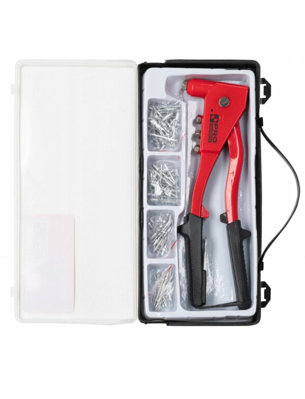 NITOWNICA RĘCZNA PRO DO NITÓW ZRYWALNYCH + NITY 100SZT 2,4-4,8MM