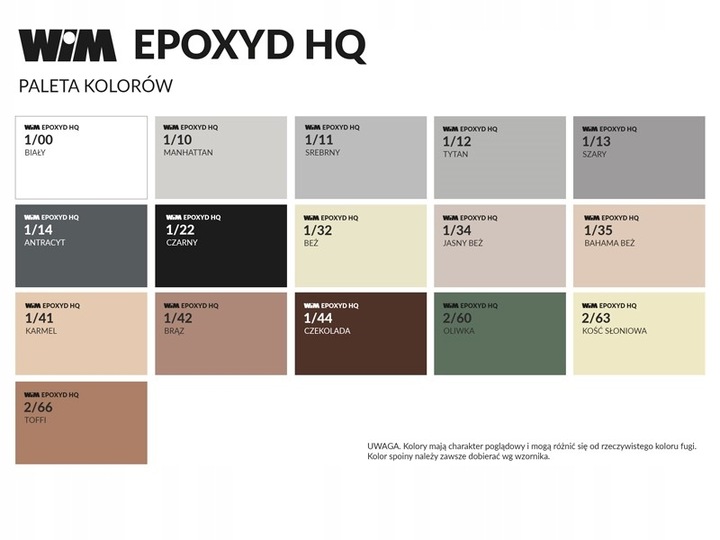 FUGA EPOKSYDOWA WIM 1 KG - KOŚĆ SŁONIOWA 2/63