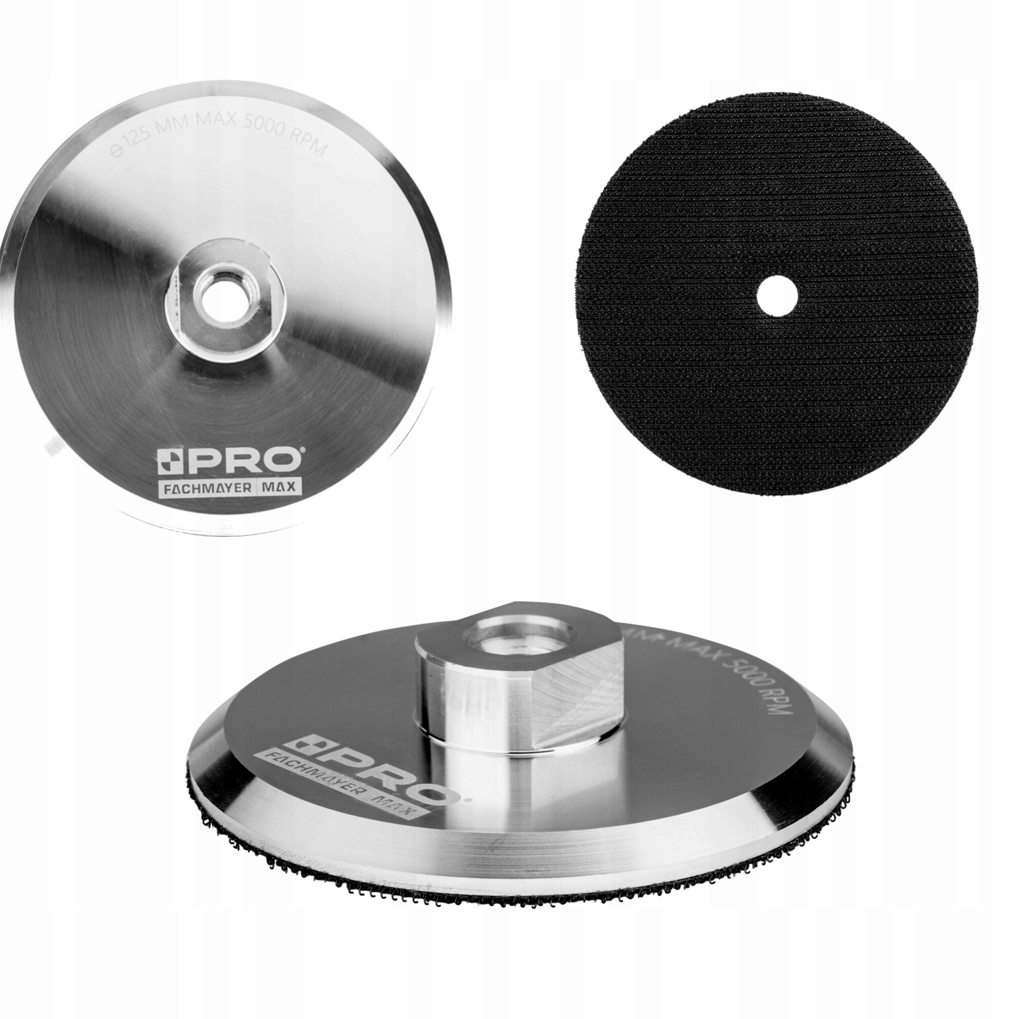 DYSK SZLIFIERSKI ALUMINIOWY NA RZEP 125MM x M14