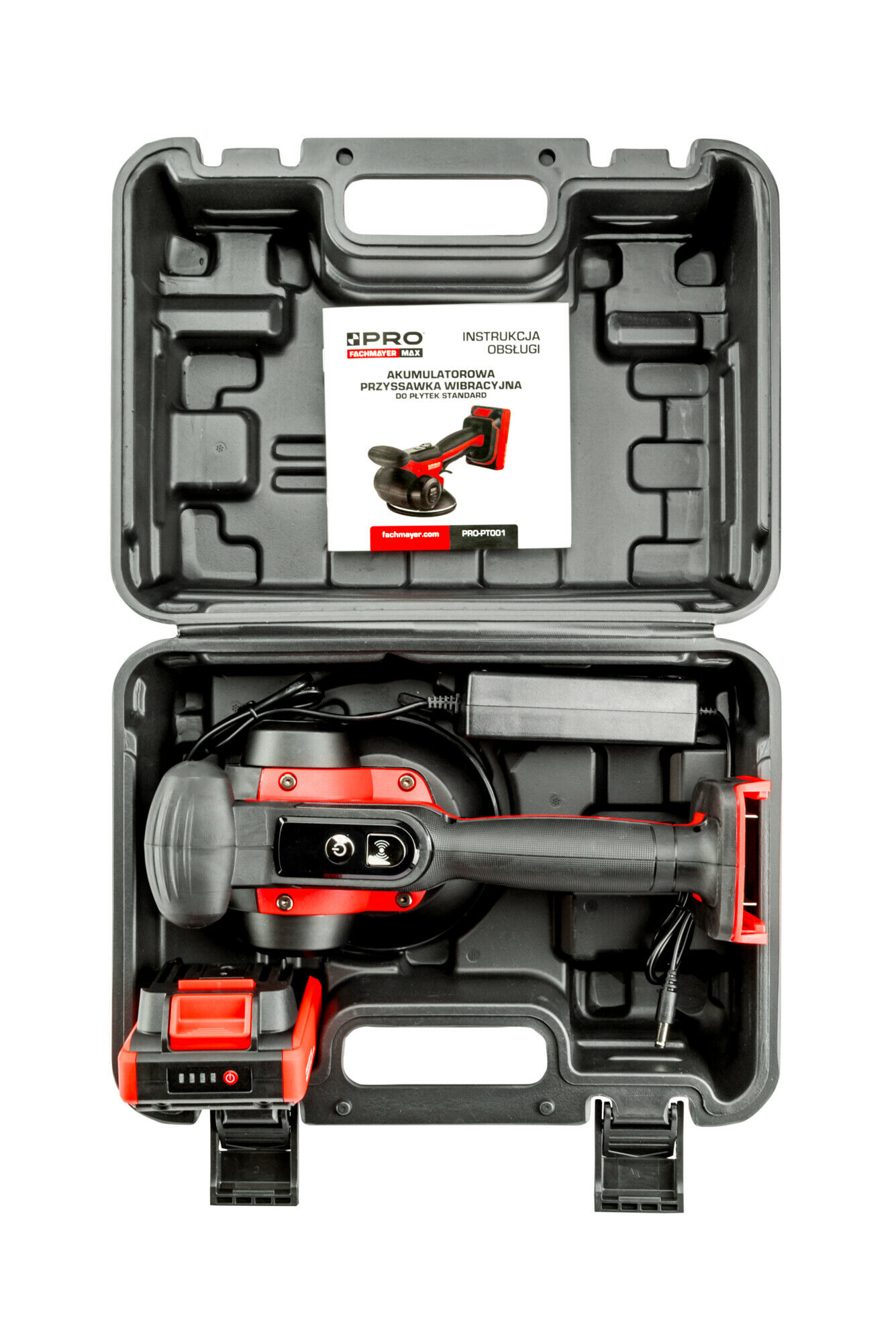 AKUMULATOROWA PRZYSSAWKA WIBRACYJNA DO PŁYTEK STANDARD