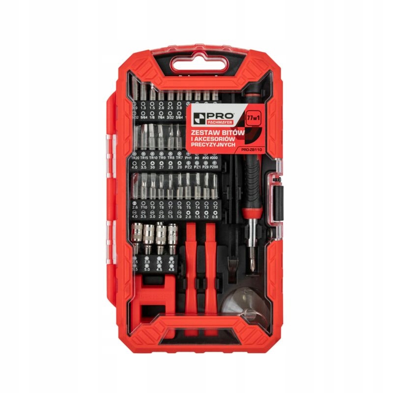 Zestaw bitów i kacesoriów precyzyjnych PRO-ZB110