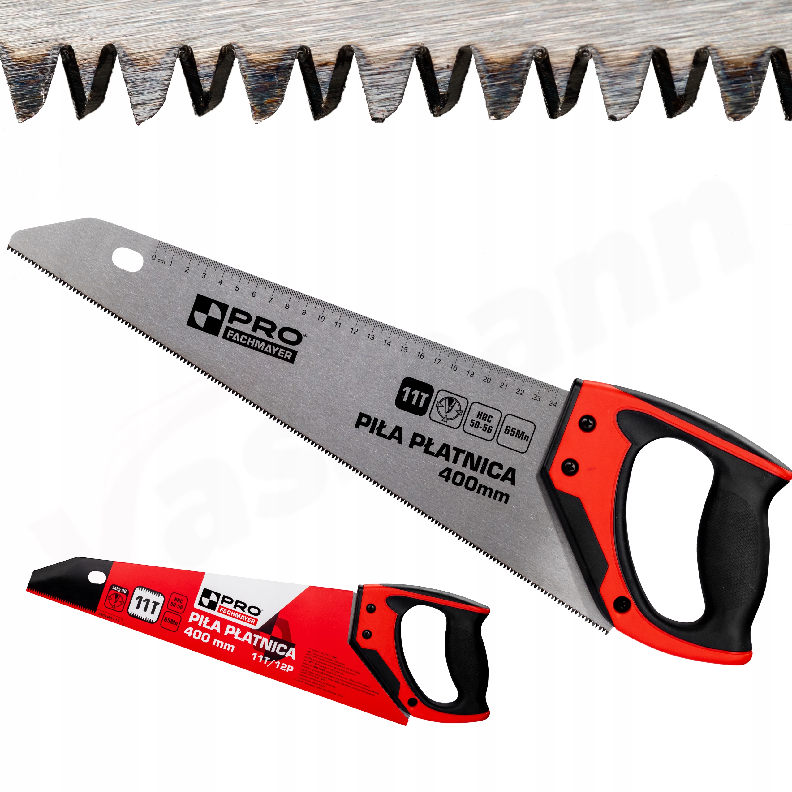 Piła ręczna do drewna, do karton-gipsu, do plastiku Pro PŁATNICA 11T 400 mm