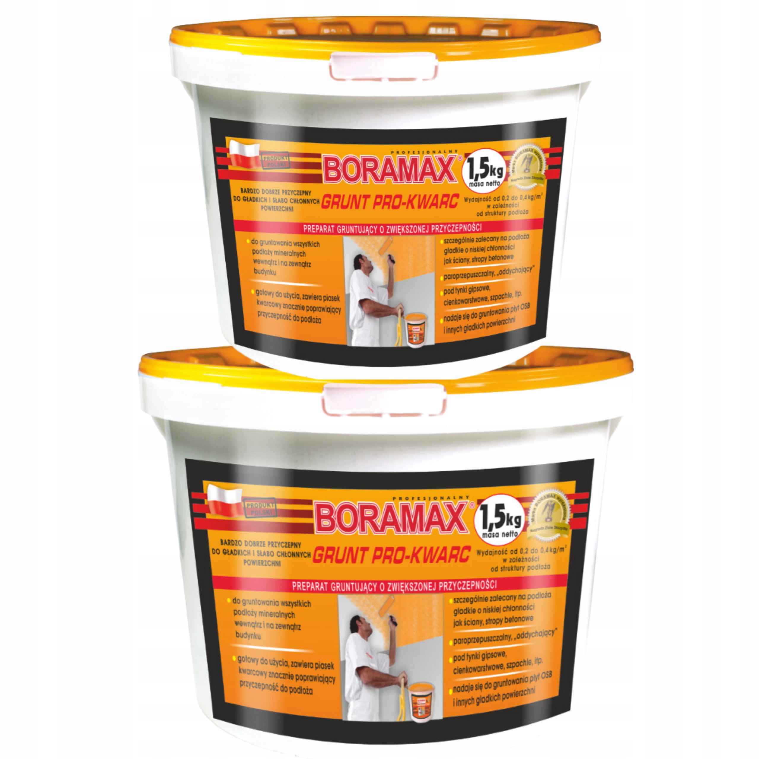 Grunt Pro-Kwarc 1,5kg oranż Boramax BOR-GPT-1,5KG