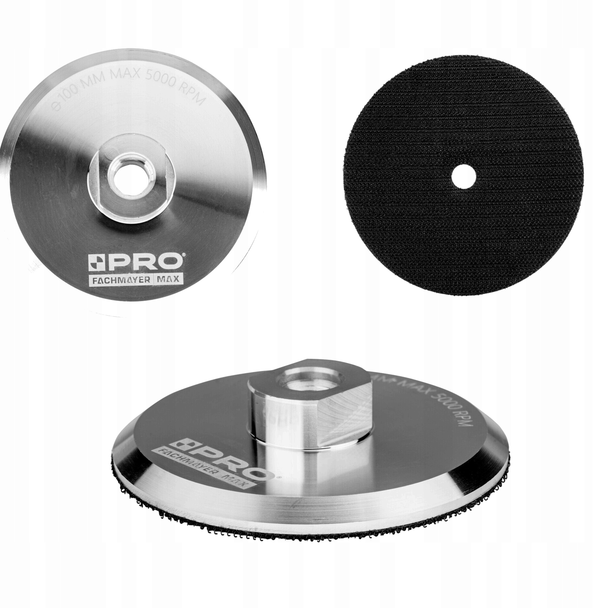 DYSK SZLIFIERSKI ALUMINIOWY NA RZEP 100MM x M14