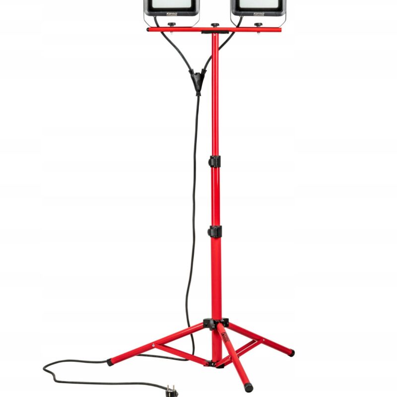 REFLEKTOR LED ZE STATYWEM IP65 2x100W 16000LM