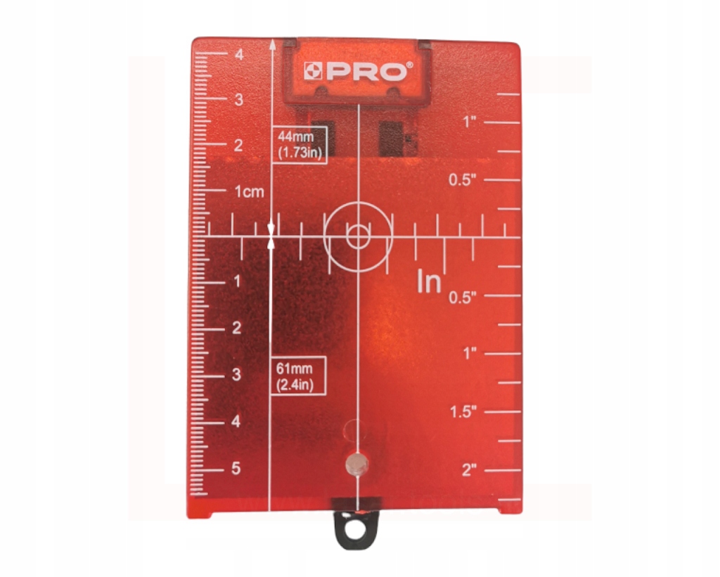 Tarcza celownicza do laserów czerwona