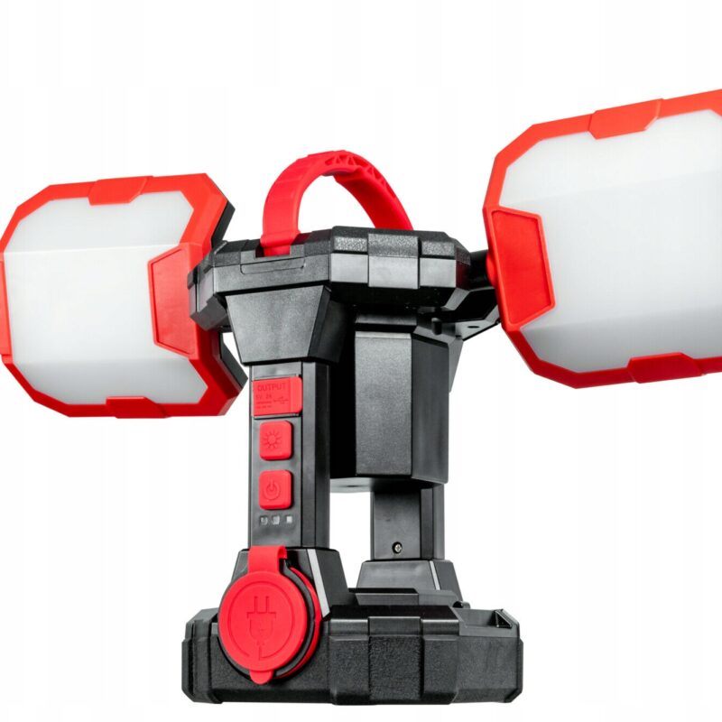 REFLEKTOR LED STREFOWY ROZKŁADANY AKUMULATOR LI-ION 5000LM