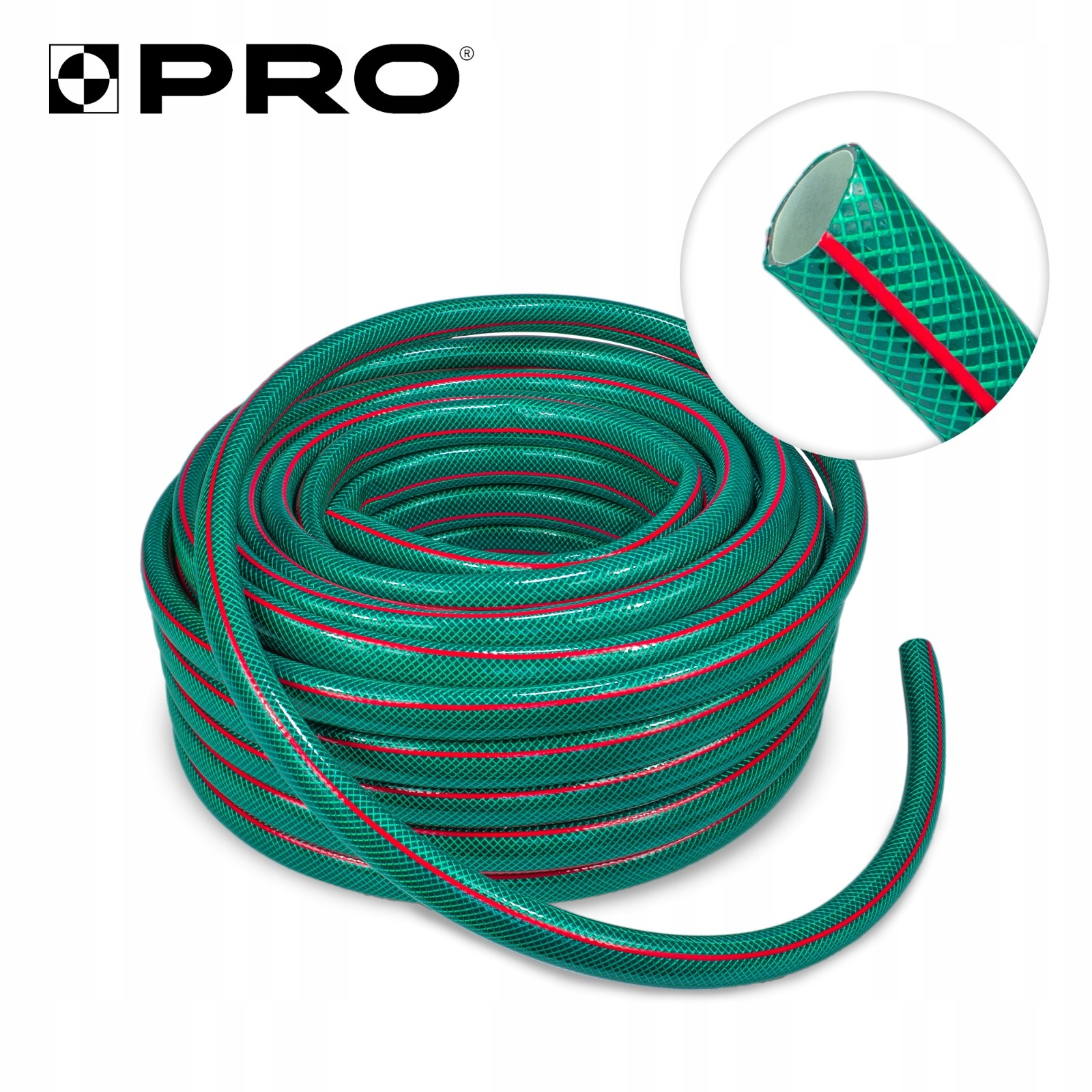 Wąż ogrodowy 4-warstwowy - 30m 1/2''