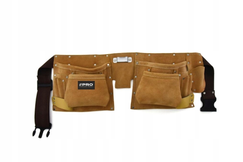 PRO PAS NARZĘDZIOWY MONTERSKI SKÓRZANY 10 KIESZENI SKÓRA OR-LTP -10P