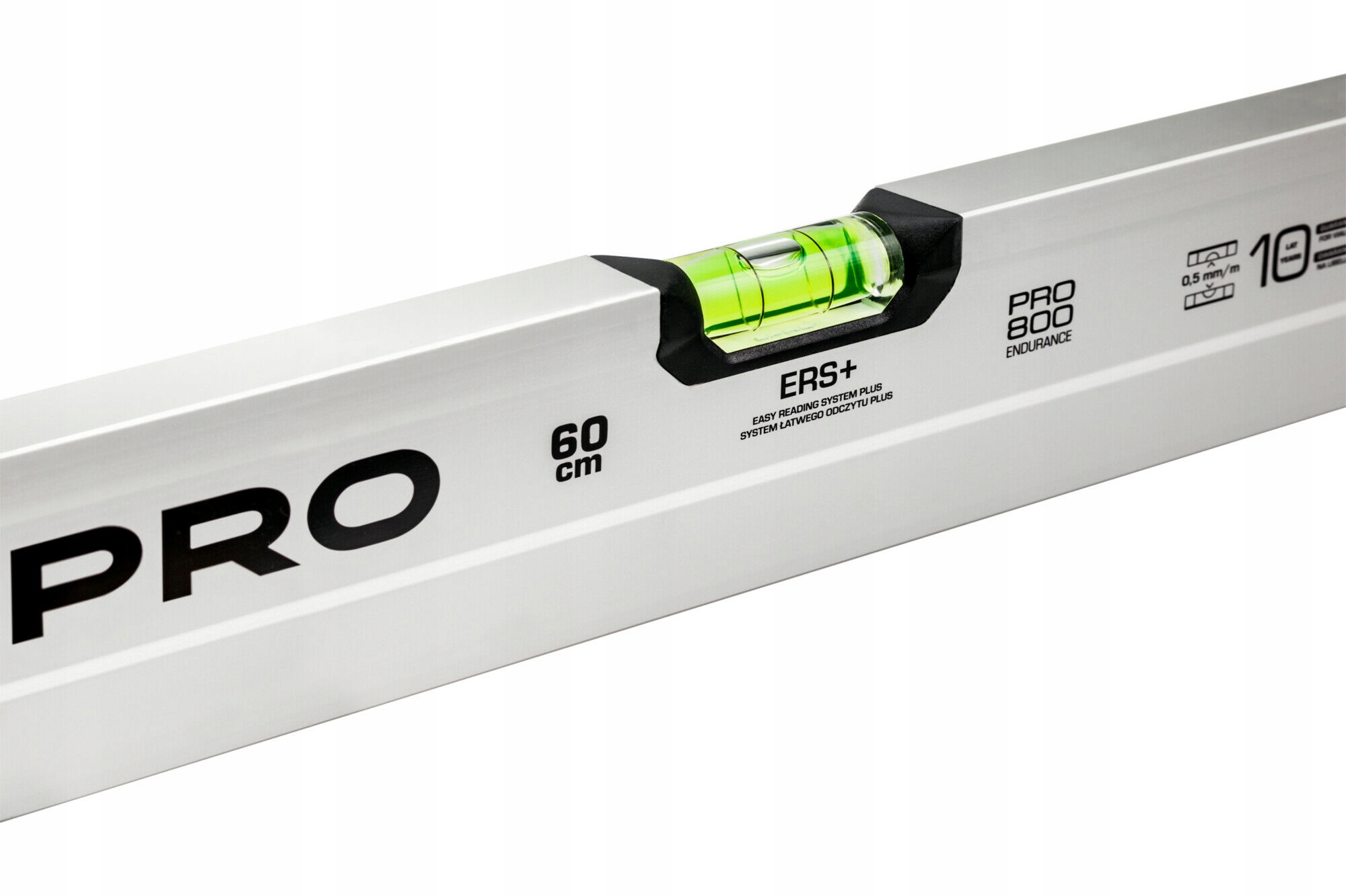 POZIOMNICA PRO800 ANOD. SREBRNA 60 CM