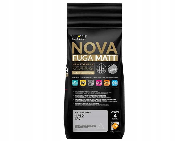 WIM NOVA FUGA MATT ZAPRAWA DO FUGOWANIA 2 KG - BRĄZ 1/42
