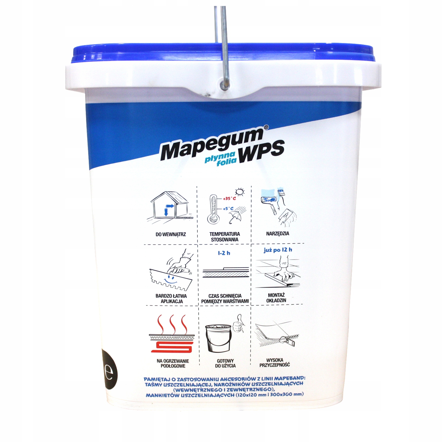 MAPEI Mapegum WPS 10kg Hydroizolacja Folia w płynie