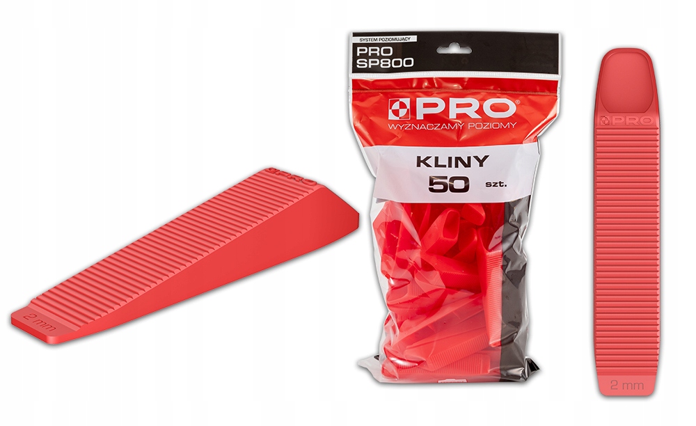 SYSTEM POZIOMUJĄCY PRO-SP 800 KLINY 50 SZT WOREK