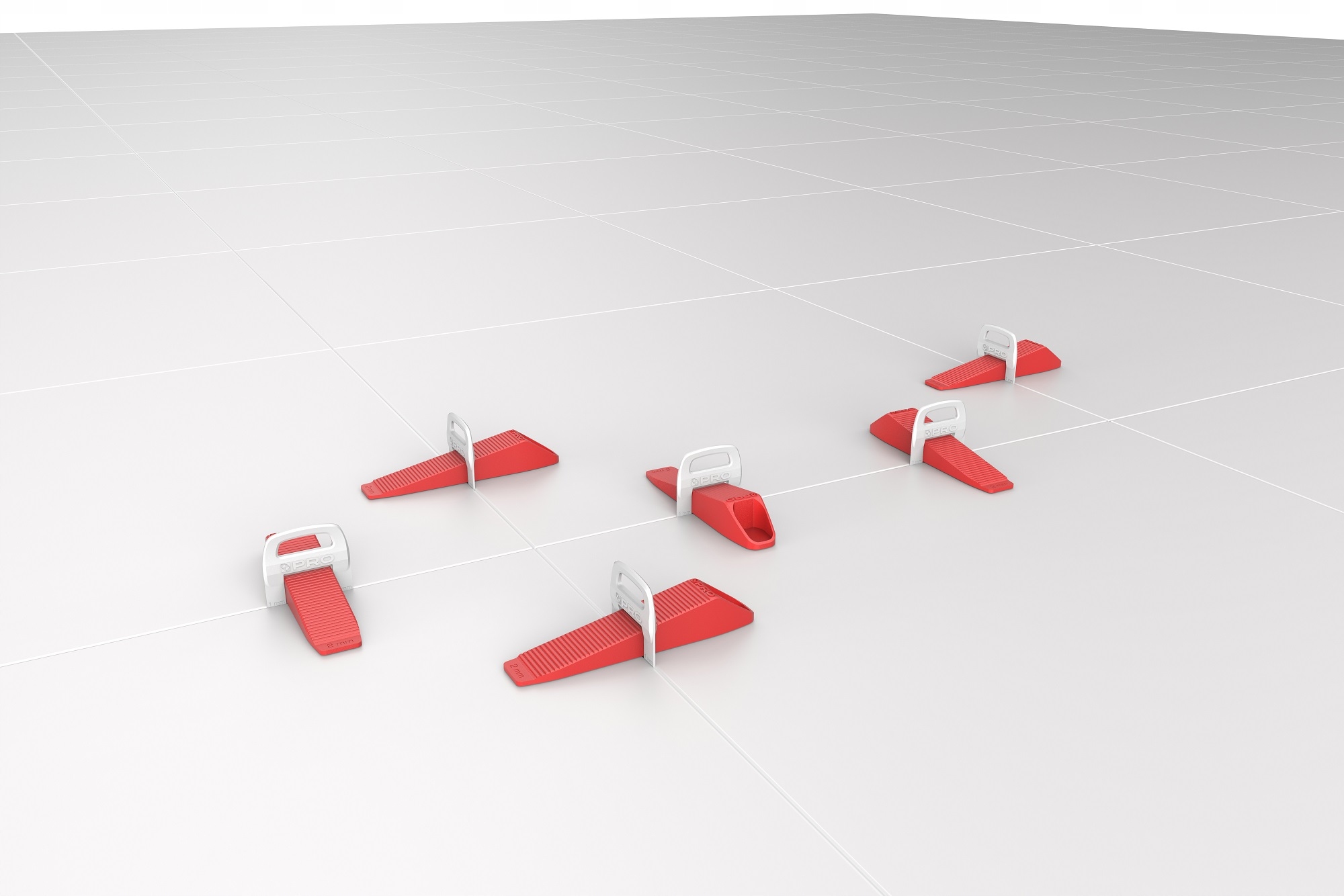SYSTEM POZIOMUJĄCY PRO-SP 800 KLINY 50 SZT WOREK