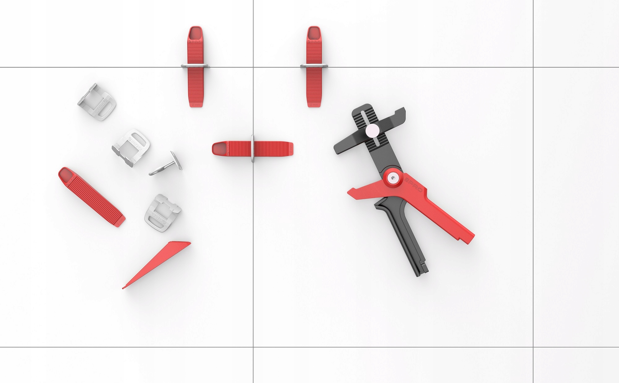 SYSTEM POZIOMUJĄCY PRO-SP 800 KLINY 50 SZT WOREK