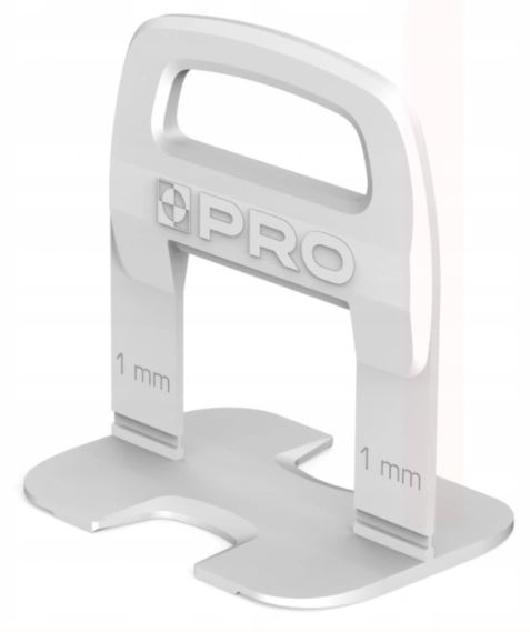 SYSTEM POZIOMUJĄCY PRO-SP 800 1MM KLIPSY 250 SZT WIADRO 5L