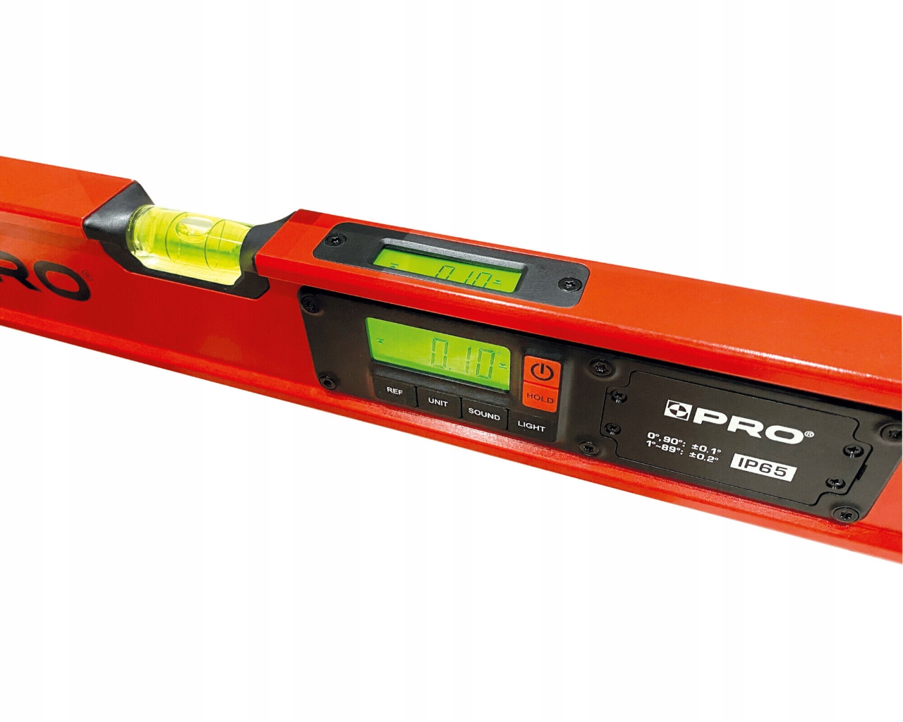 POZIOMNICA ELEKTRONICZNA IP65, PRO900 DIGITAL 60 CM CZERWONA (Z POKROWCEM)