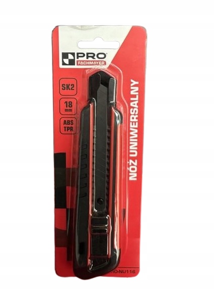 NÓŻ UNIWERSALNY PR-91-02 18 MM 1 OSTRZE SK2